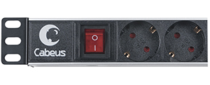 Блок розеток Cabeus на 8 розеток 16 A с выключателем.