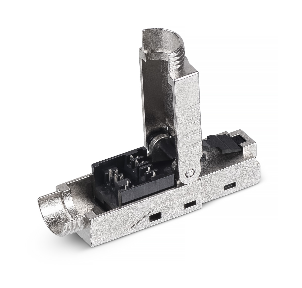 CABEUS 8P8C-SH-C8-TWP КОННЕКТОР RJ-45(8P8C) ПОД ВИТУЮ ПАРУ, КАТЕГОРИЯ 8 (50 Μ"/ 50 МИКРОДЮЙМОВ), ЭКРАНИРОВАННЫЙ, ДЛЯ ПРОВОДНИКОВ С ТОЛЩИНОЙ ПО ИЗОЛЯЦИИ ДО 1.5 ММ, СО ВСТАВКОЙ КОД: 10070c НА СКЛАДЕ: 439 шт